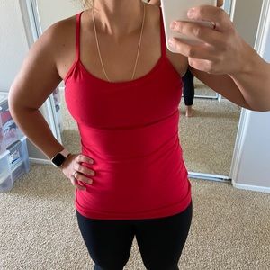 Lululemon red tank